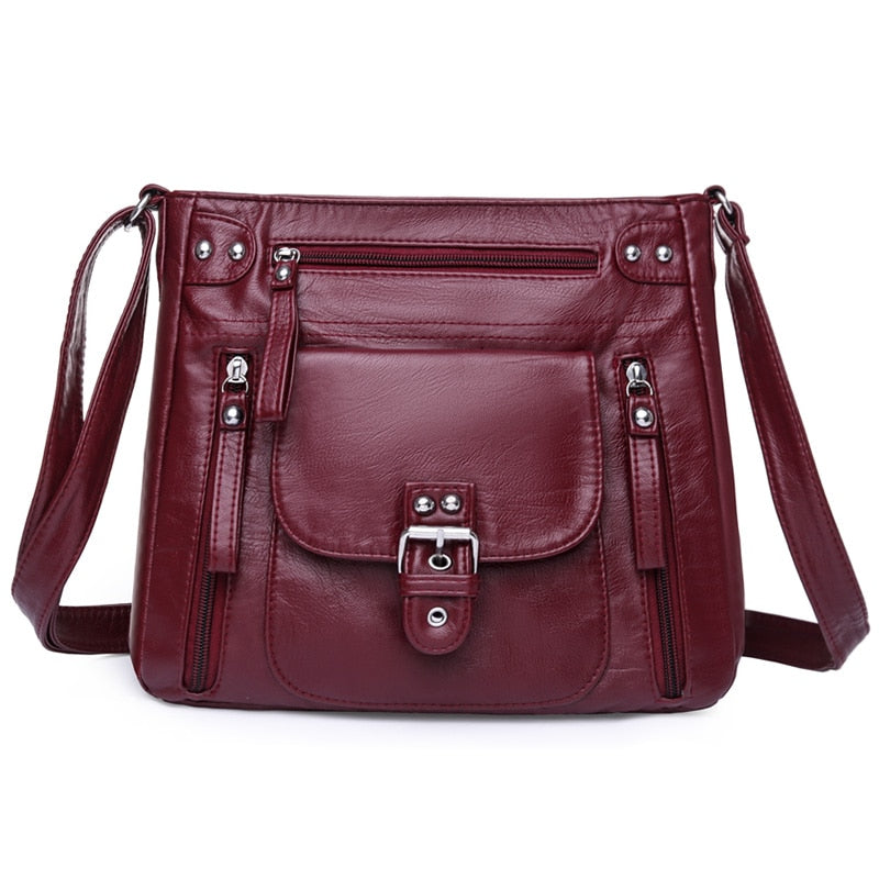 Designer Handbag Women Shoulder Bag Pu Leather Crossbody Messenger Bag High Quality Leather Tote Bag for Woman Casual Purses