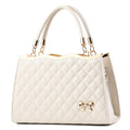 Spring New Embroidered Lingge Women's Handbag Foreign Trade Large Bag Single Shoulder Crossbody Bag