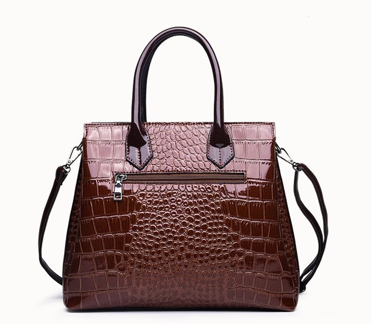 Soft leather handbag-AURA REGALIA 
