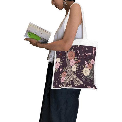 Canvas Tote Bag(Model 1700)(Small)-AURA REGALIA 