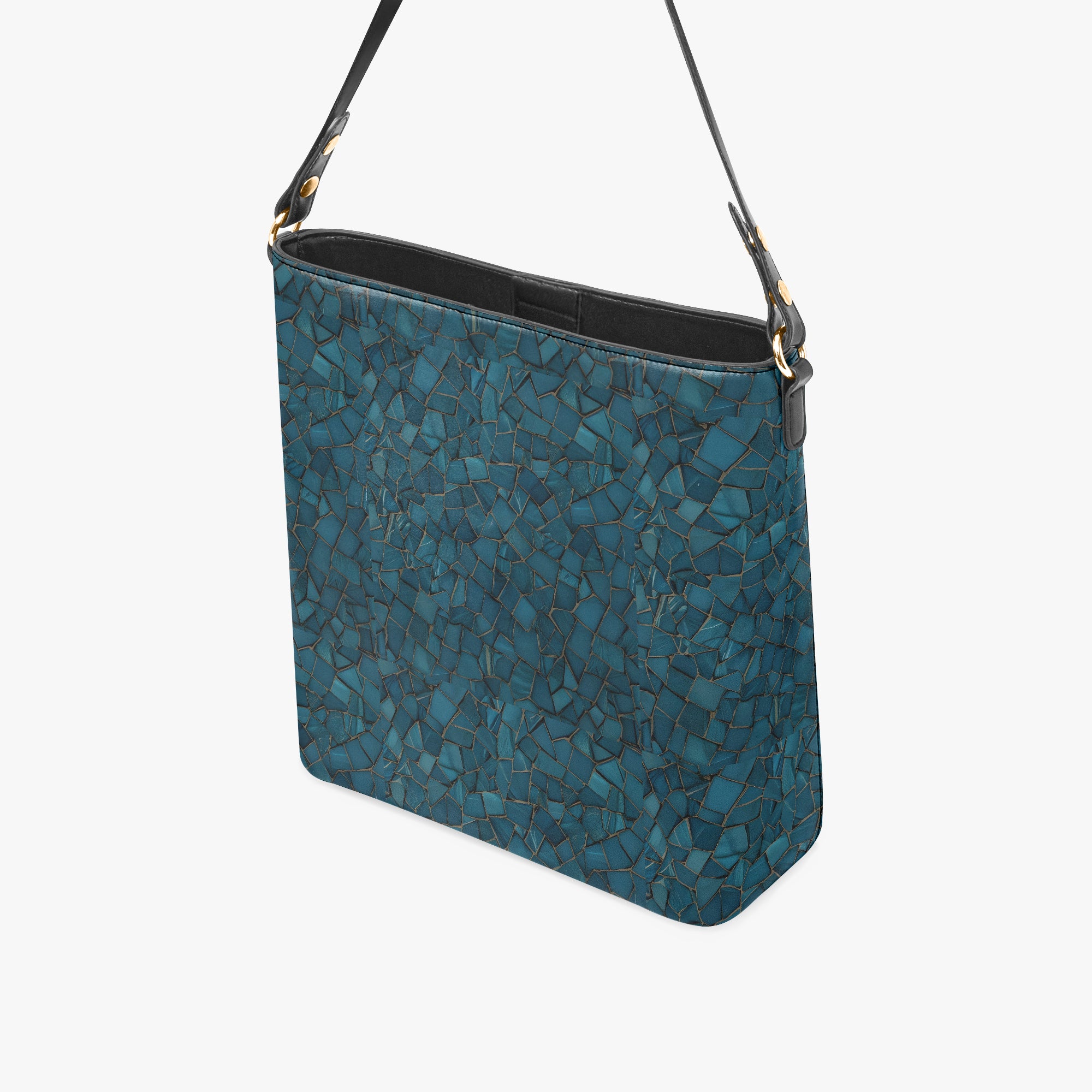 Stained Glass image Bucket Bag | Aura Regalia-AURA REGALIA 
