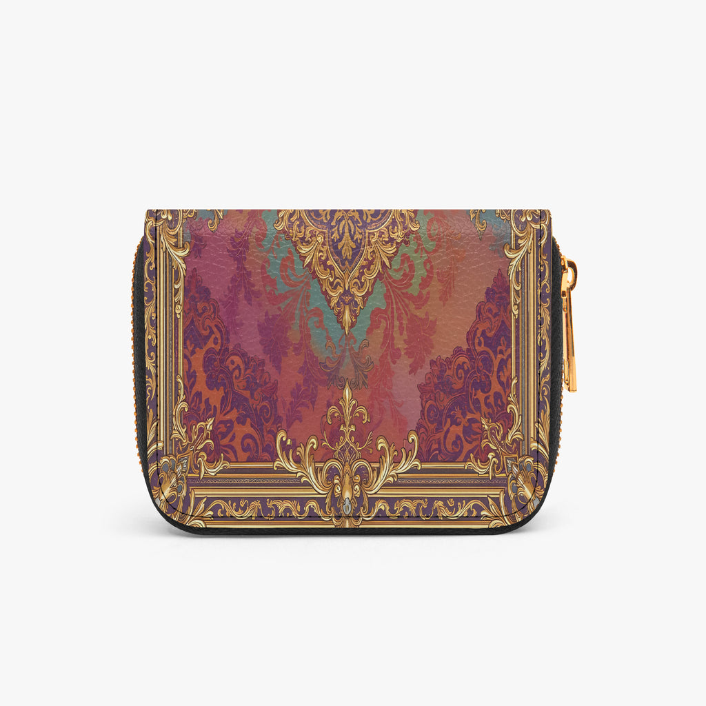The Maria Theresa Bifold Zipper Wallet | Aura Regalia-AURA REGALIA 
