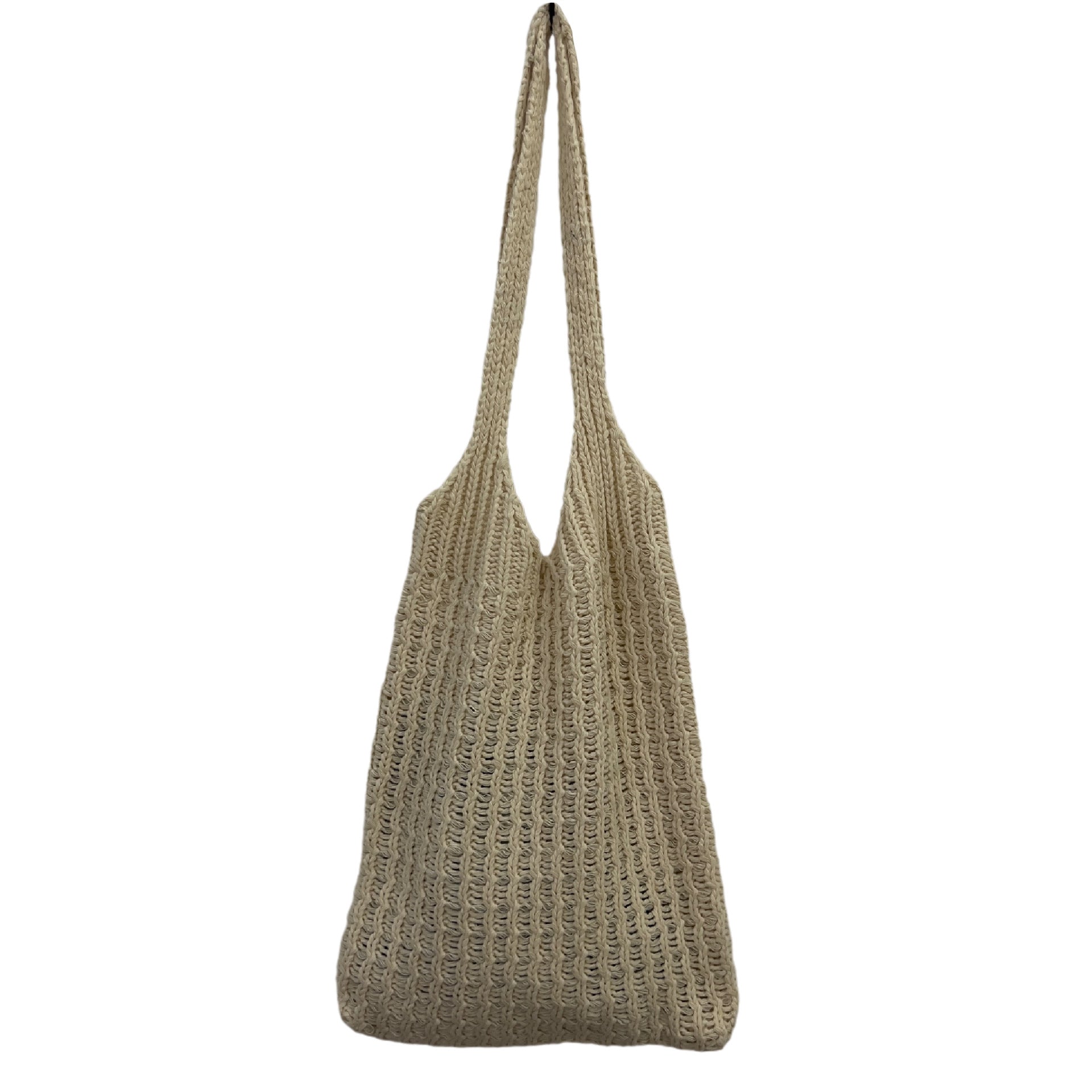 Korean Version Ins Wool Bag Retro Simple Knitted Bag Shoulder Bag Large Capacity Tote Bag