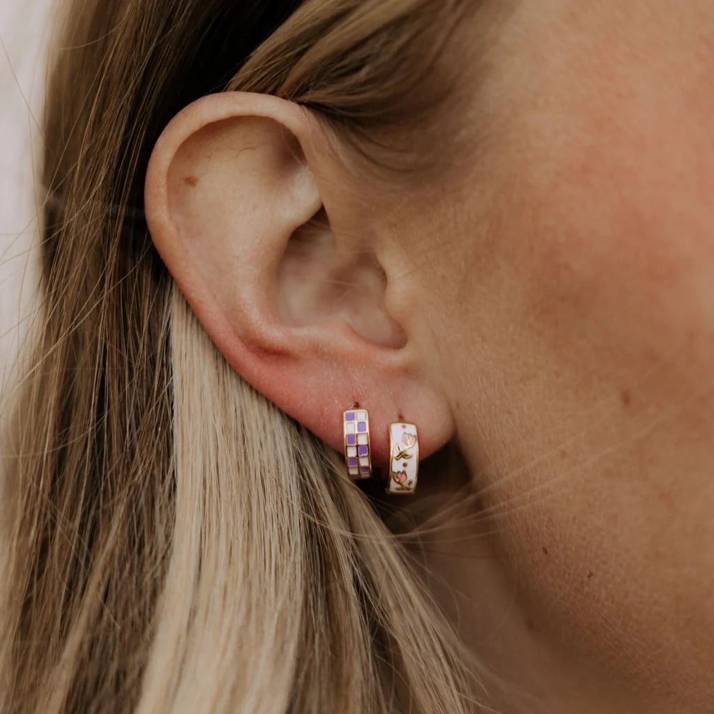 Eloise Tea Cup Hoops-AURA REGALIA 