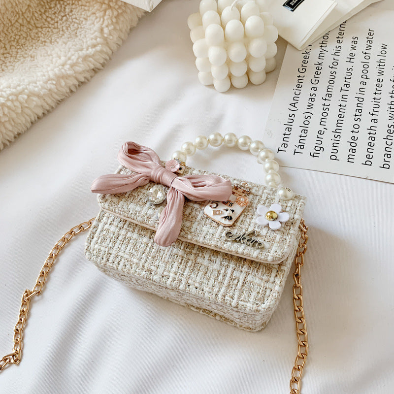 Girl's Pearl handbag-AURA REGALIA 