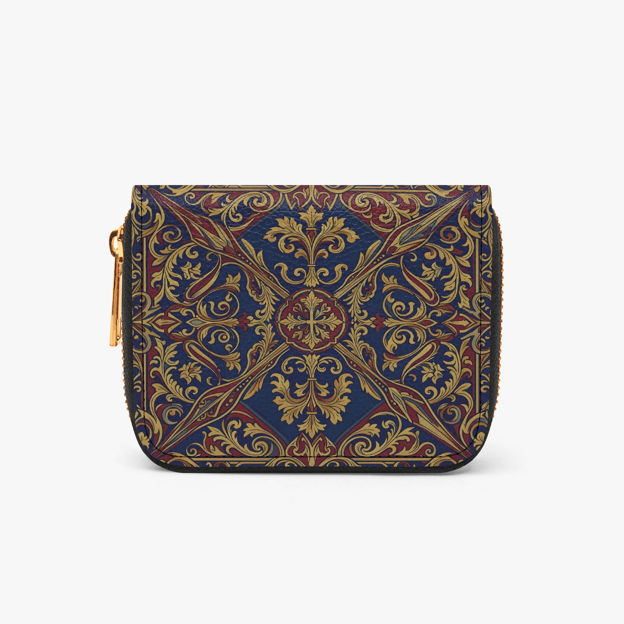 Catherine The Great Bifold Zipper Wallet | Aura Regalia-AURA REGALIA 