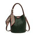 Handbag shoulder bag woven bucket bag-AURA REGALIA 