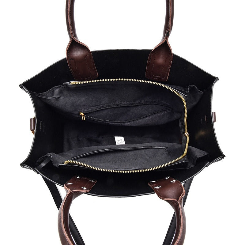 Crossbody Bag Womens New Simple Style Shoulder Bag Soft Leather Bag-AURA REGALIA 