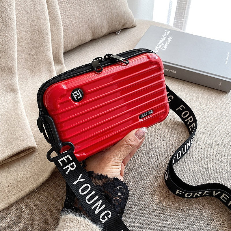 PC hard shell toiletry bag 7-inch shoulder crossbody bag hand storage bag suitcase small bag-AURA REGALIA 