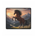 Horse Desk Mat: Polyester Top, Non-Slip Rubber Base