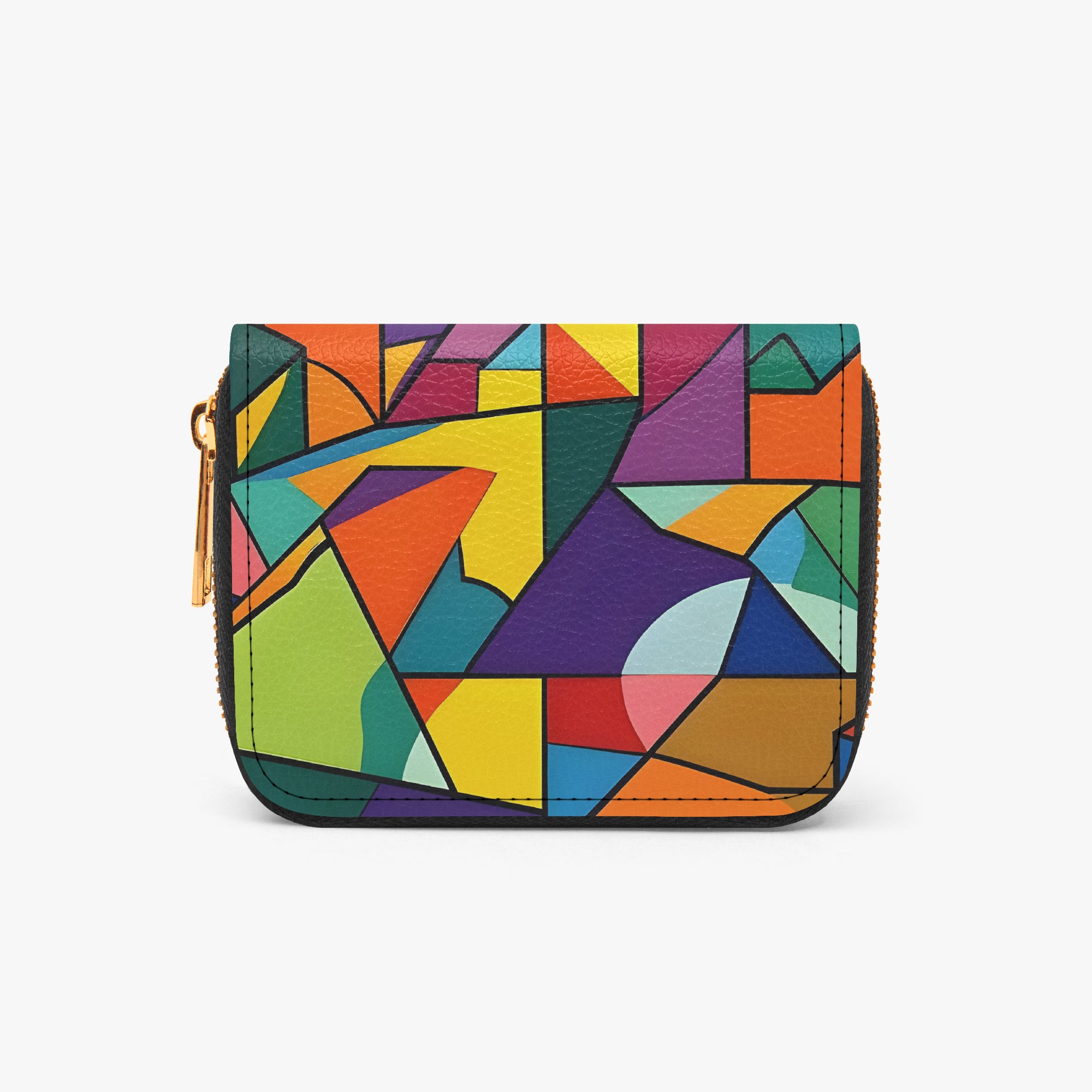 The Library Bifold Zipper Wallet | Aura Regalia-AURA REGALIA 