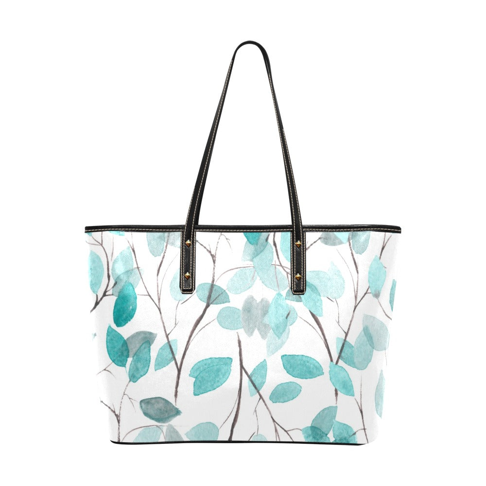 PU Leather Tote Bag-AURA REGALIA 
