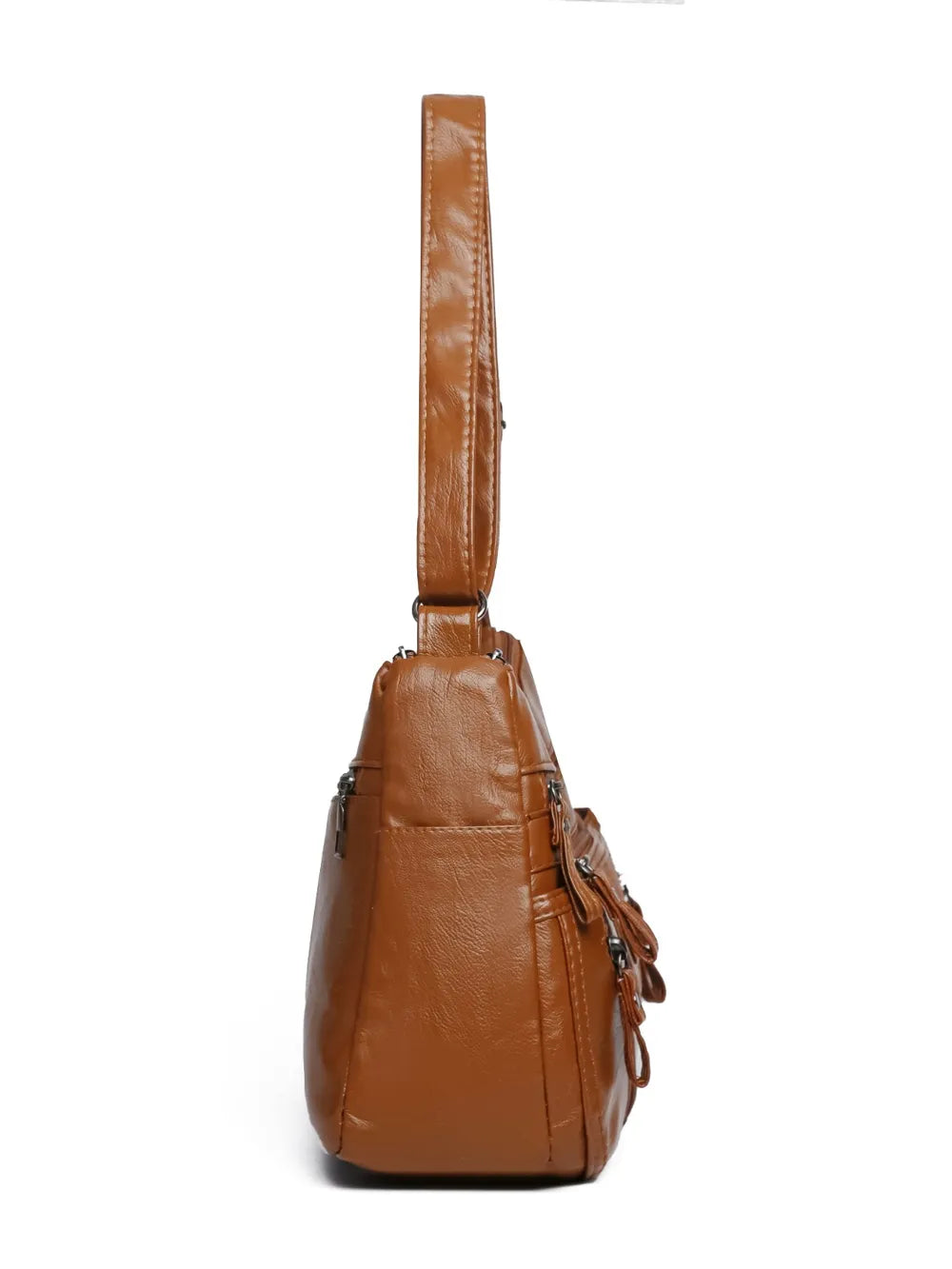 PU Multi-Compartment Crossbody Bag-AURA REGALIA 