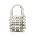Pearl Tote Bag Ladies Ins Net Red Niche Bag Beaded Bag Fashion Pearl Bag-AURA REGALIA 