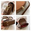 Retro Women's Bag Fashion Shoulder Bag Women's Matte Stitching Small Square Bag New Armpit Small Bag-AURA REGALIA 