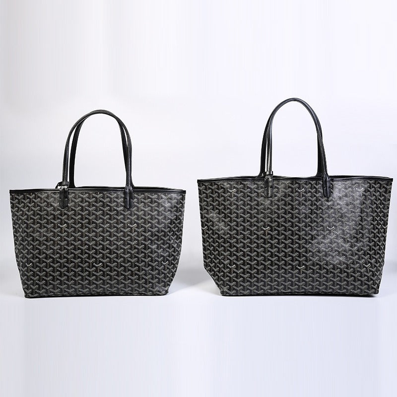 New Dog Tooth Bag Stars Same European and American Women's Bag Handheld One Shoulder Large Capacity Tote Mother and Child Bag Shopping Bag