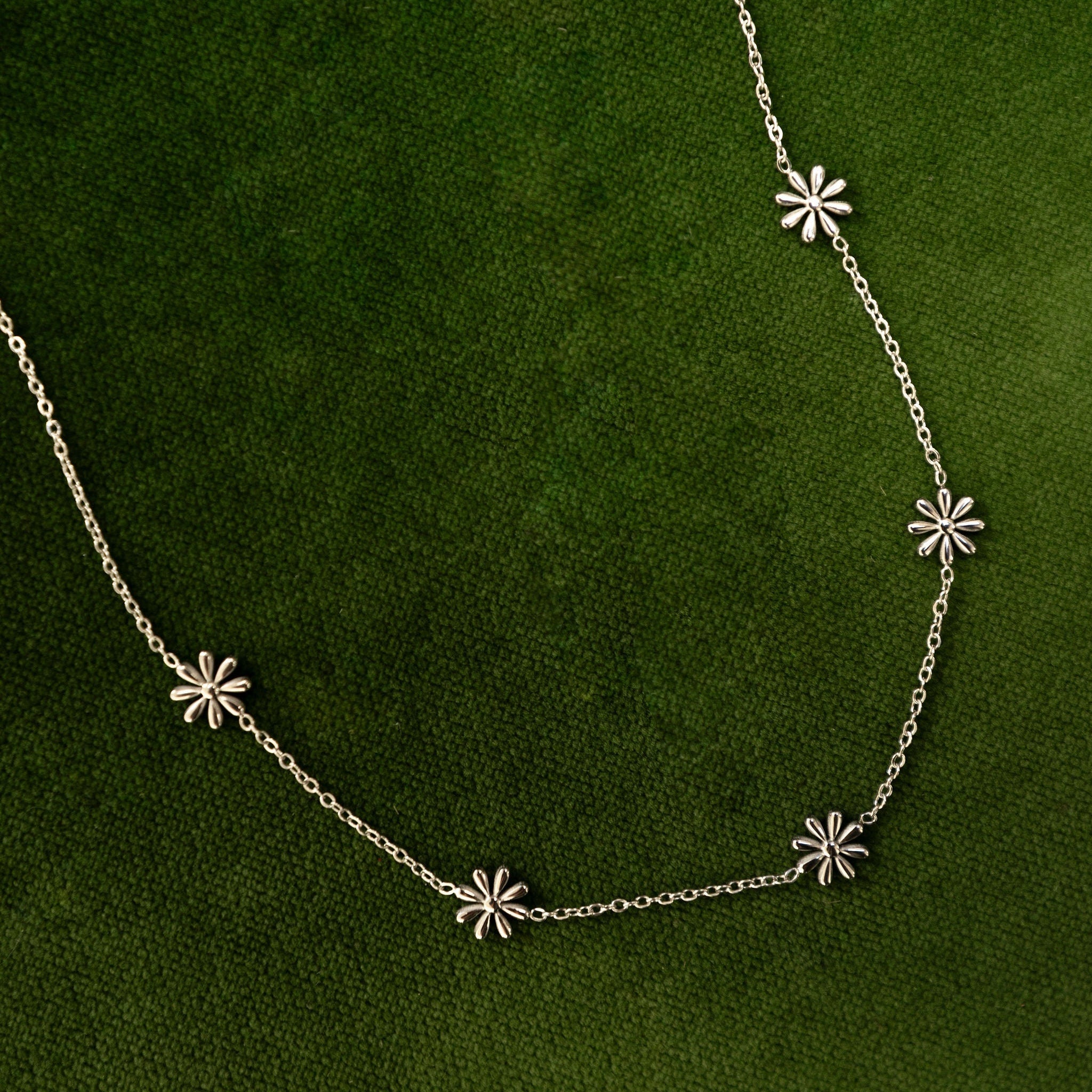 Anna Floral Necklace-AURA REGALIA 