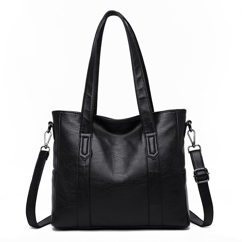 Middle aged Mom Commuter Large Capacity Tote Bag Trendy Underarm Bag Single Shoulder Bag-AURA REGALIA 