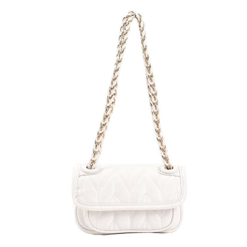 Fashion Chain Bag Women's Bag Small Fresh Rhombus Messenger Bag Mini Mobile Phone Lipstick Bag Trendy Bag-AURA REGALIA 