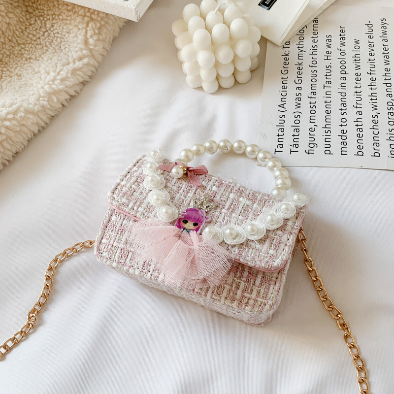 Girl's Pearl handbag-AURA REGALIA 