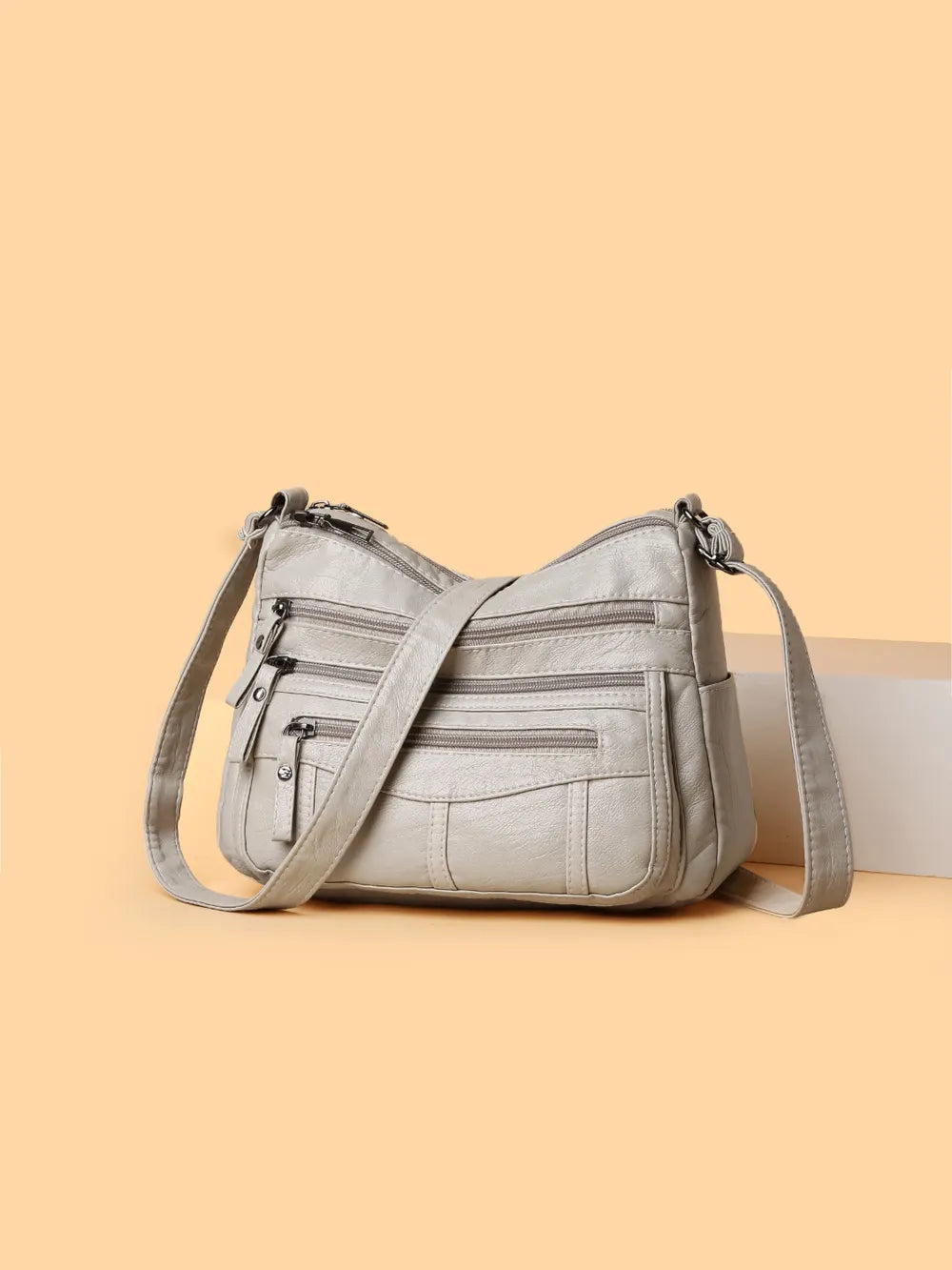 Multi-Compartment Crossbody Bag-AURA REGALIA 