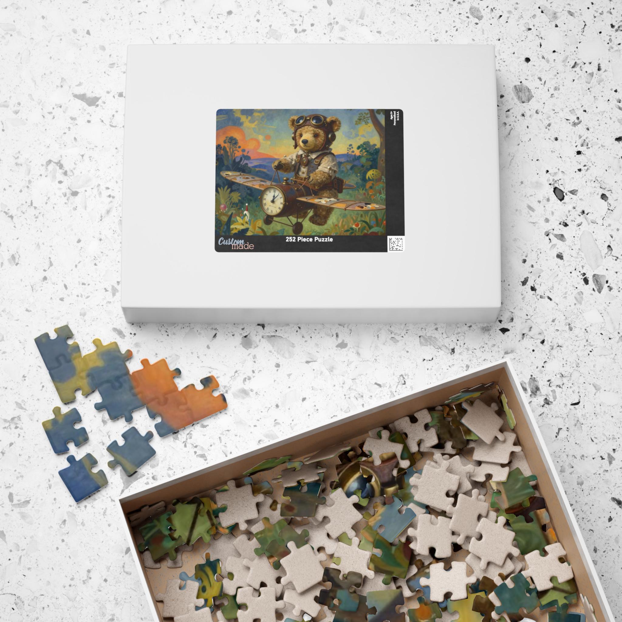 Teddy Pilot Plane puzzle