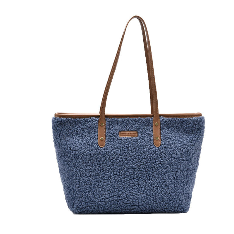 Women's Bags New Lambskin Bags Armpit Shoulder Bags Fashion Large Capacity Tote Bags Handbags-AURA REGALIA 