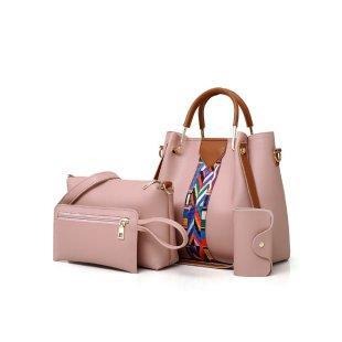 New Fashion Four Piece Set Mother Bag Handheld One Shoulder Crossbody Bag Water Bucket Bag-AURA REGALIA 