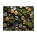 Geometric Moss Poster, Modern Giclée Wall Art