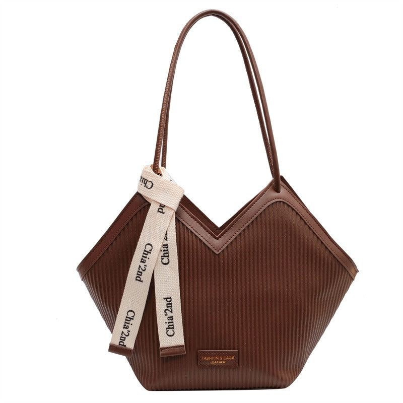 Casual versatile bag Korean style commuter fashion shoulder bag student tote bag-AURA REGALIA 