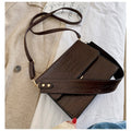 Small Vintage Retro Female Pu Leather Shoulder Messenger Bags Girls Ladies Alligator Crossbody Bag Crocodile Women Handbags New-AURA REGALIA 