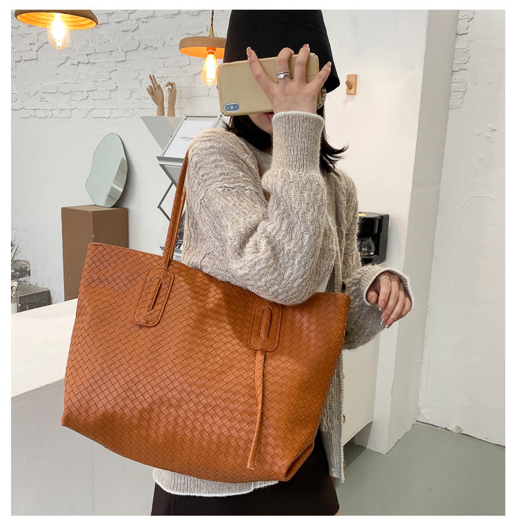 Knit lines Shoulder Bags for Women