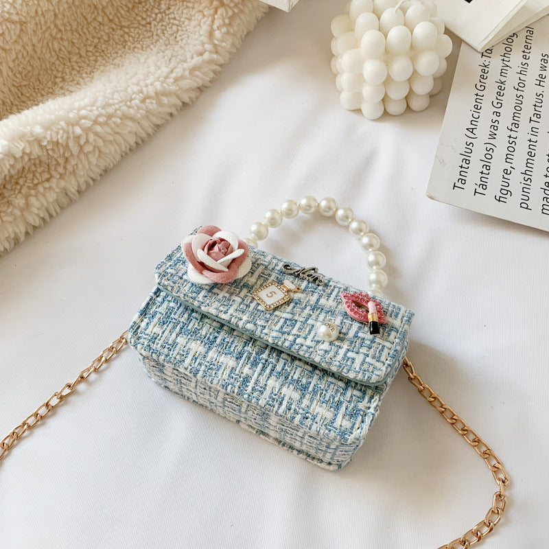 Girl's Pearl handbag-AURA REGALIA 