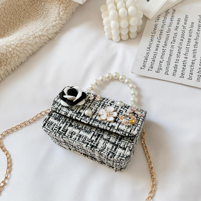 Girl's Pearl handbag-AURA REGALIA 