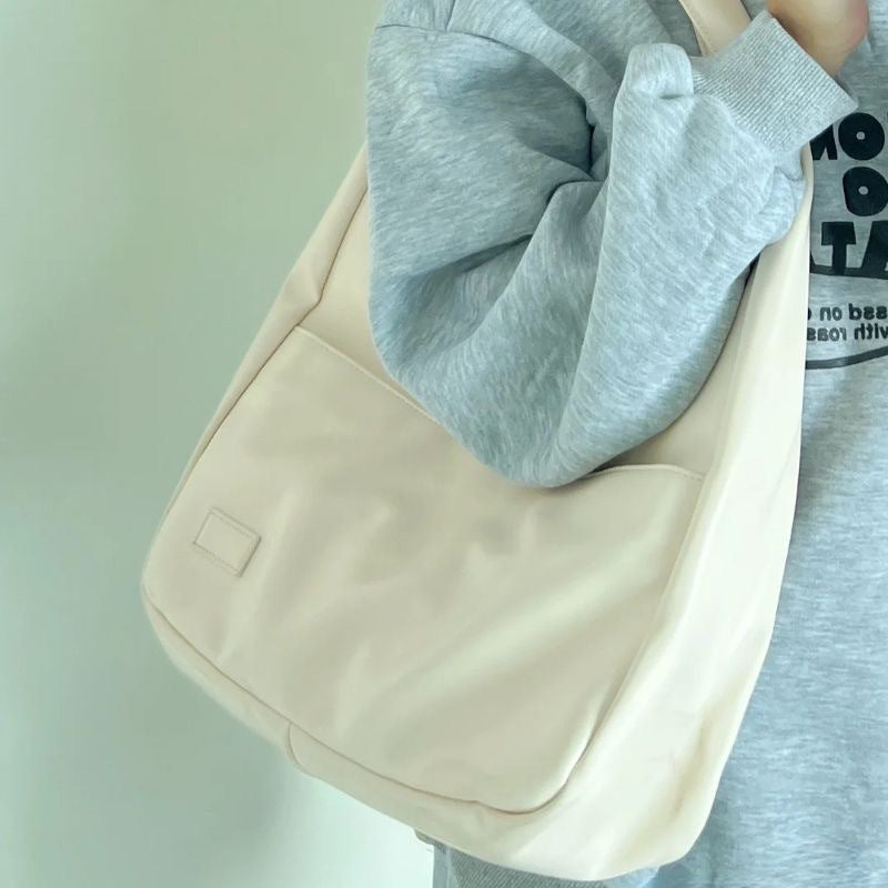 Soft leather tote bag Large capacity brown bucket bag Versatile commuting shoulder bag for women-AURA REGALIA 