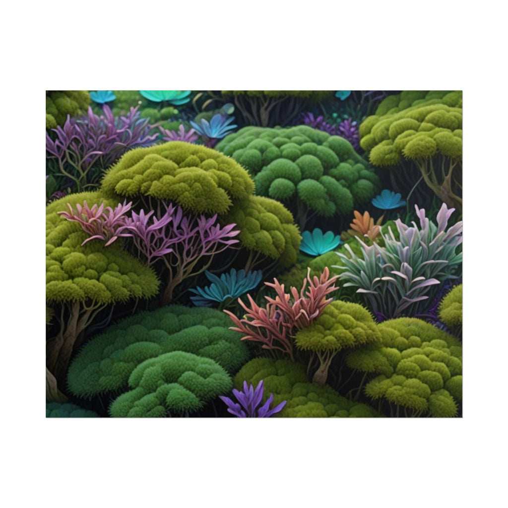 Botanical Garden Rolled Poster, Fine Art Print