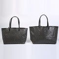 New Dog Tooth Bag Stars Same European and American Women's Bag Handheld One Shoulder Large Capacity Tote Mother and Child Bag Shopping Bag