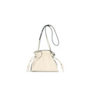 New Leather Women's Bag Fashion Simple Small Fortune Bag One Shoulder Crossbody Bucket Bag Leather Drawstring Small Bag