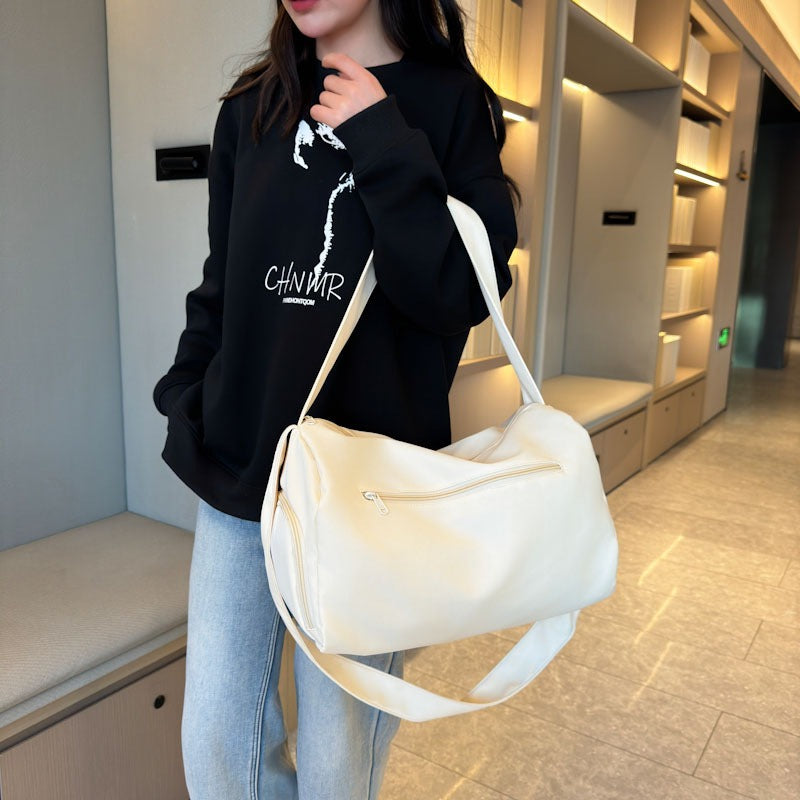 Fitness bag with shoe compartment large capacity yoga bag sports hand-held shoulder bag business trip short distance travel bag-AURA REGALIA 
