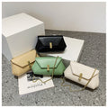 Fashion Small Fresh Women's Bag New Snake Bone Chain Bag Summer Shoulder Bag Lock Messenger Bag-AURA REGALIA 