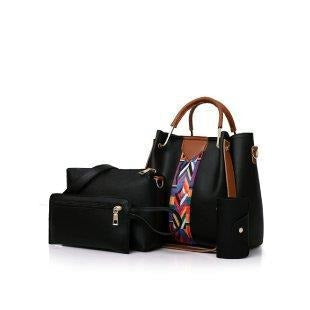 New Fashion Four Piece Set Mother Bag Handheld One Shoulder Crossbody Bag Water Bucket Bag-AURA REGALIA 