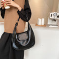Women's Bag Texture Design Bag New Fashion Simple Retro Tote Bag ins Large Capacity One Shoulder-AURA REGALIA 
