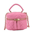 Mobile Phone Bag Summer New Women's Bag Chain Rhombus Messenger Bag Fashion Small Bag Hand-Held Lipstick Bag Women-AURA REGALIA 