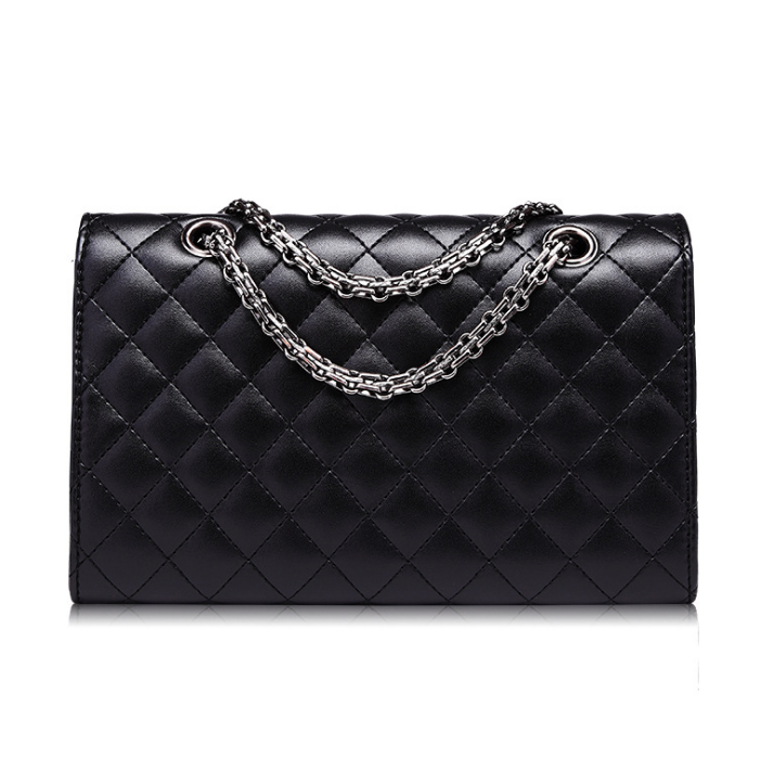 Women Cowhide Leather Shoulder Bags High Quality Fashion Chain Strap Crossbody Bag Famous Brand Ladies Messenger Bag-AURA REGALIA 