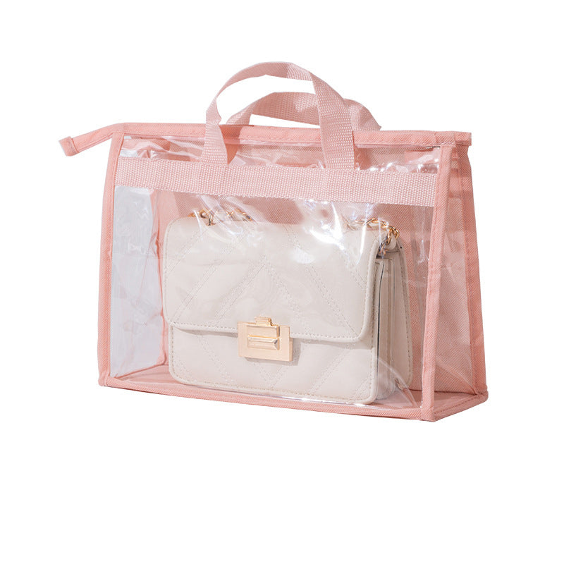 Breathable Moisture-Proof Bag Dust Bag Wardrobe Sealed Leather Bag Protection Finishing Storage Bag Transparent Hanging Bag Storage Artifact-AURA REGALIA 