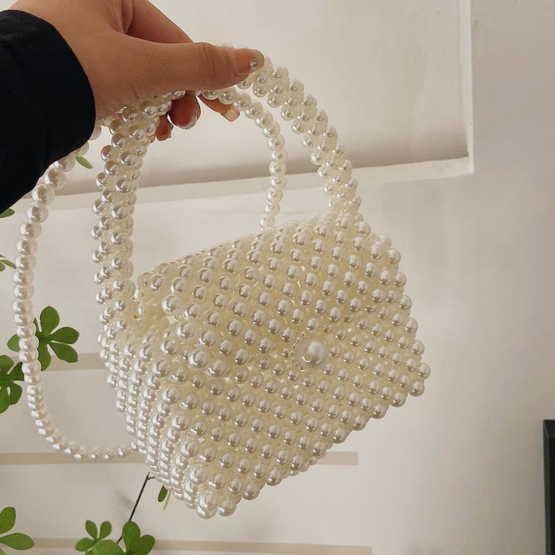 Pearl Bag Women's 2023 Crossbody Bag Mobile Phone Bag Mini Pearl Bag-AURA REGALIA 