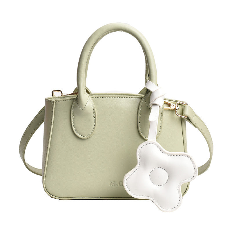 Women's Bag New Sweet And Cute Shoulder Bag Fashion Flower Hand-Held Messenger Bag All-Match Bag-AURA REGALIA 