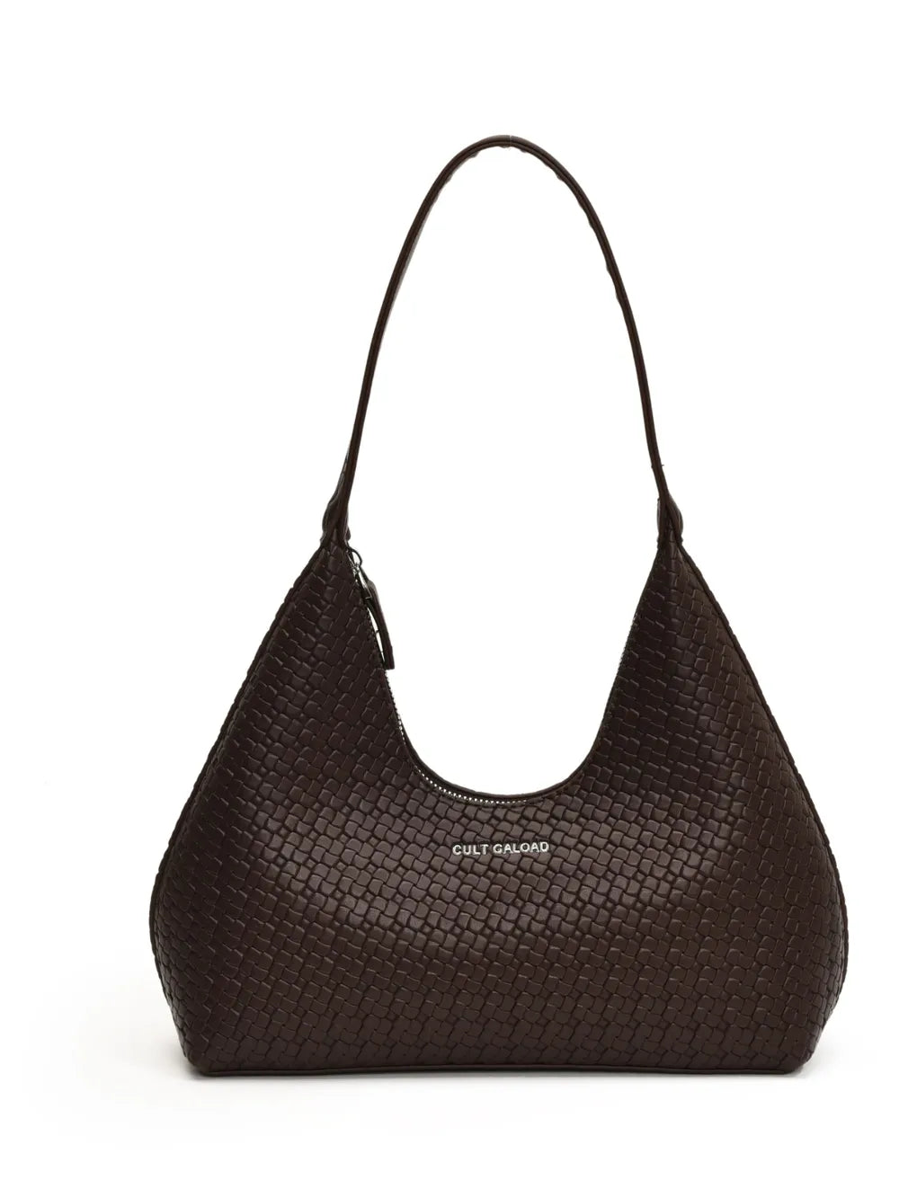 Texture PU Leather Shoulder Bag-AURA REGALIA 