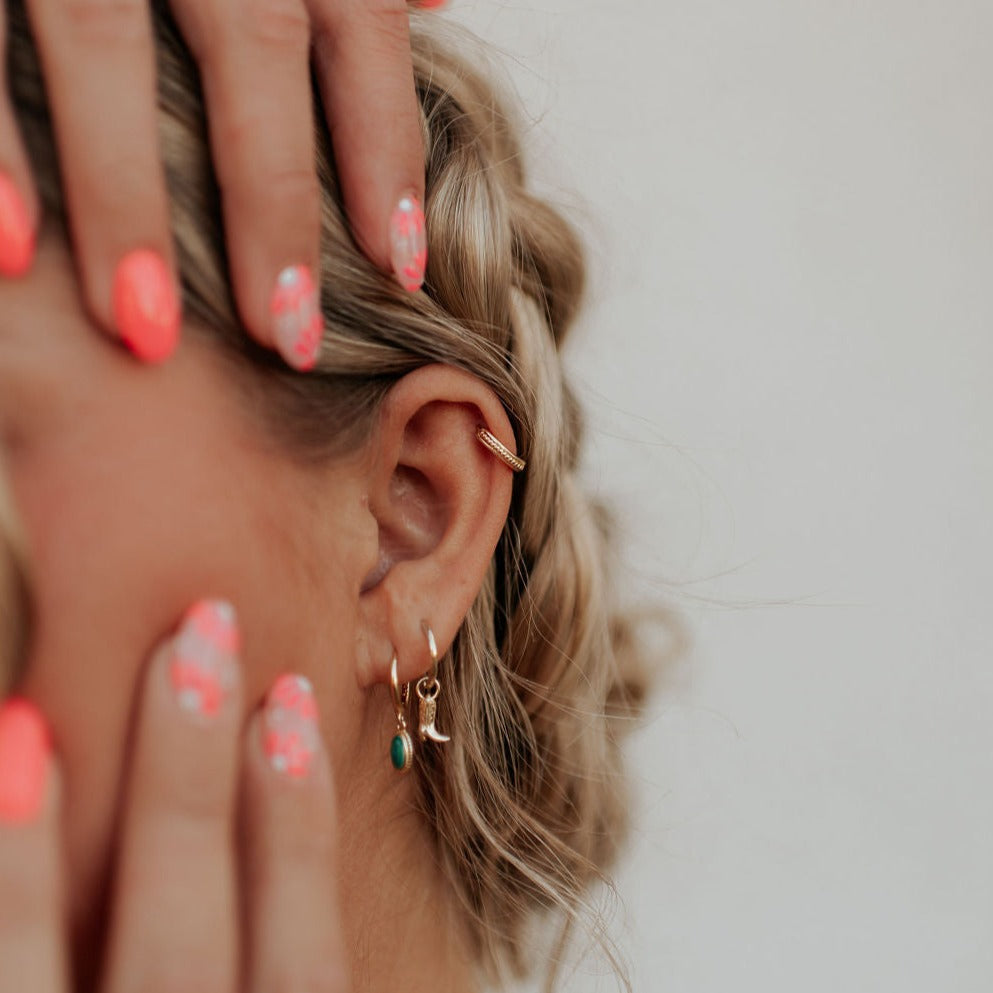 Jolene Braided Rope Hoops-AURA REGALIA 
