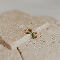 AZ Turquoise Hoops-AURA REGALIA 